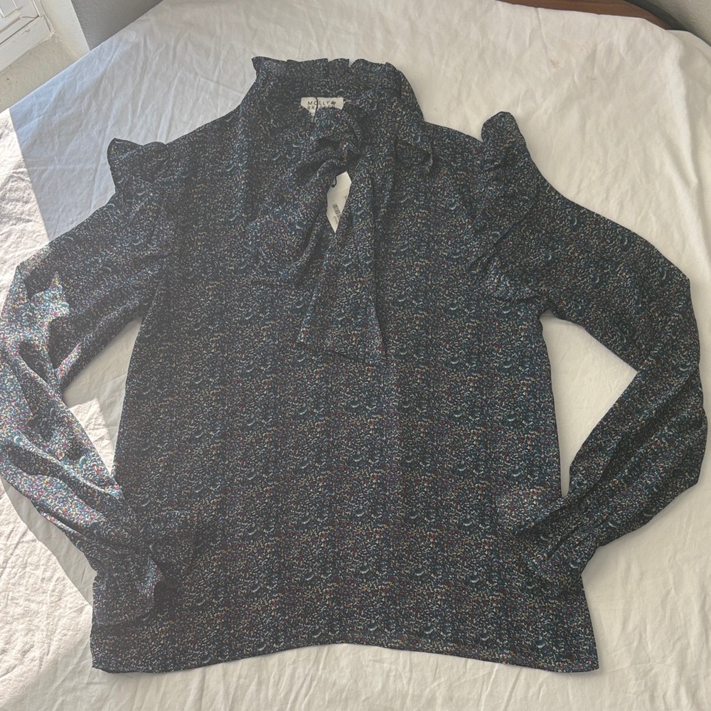 Molly Bracken Multicolor Textured Top